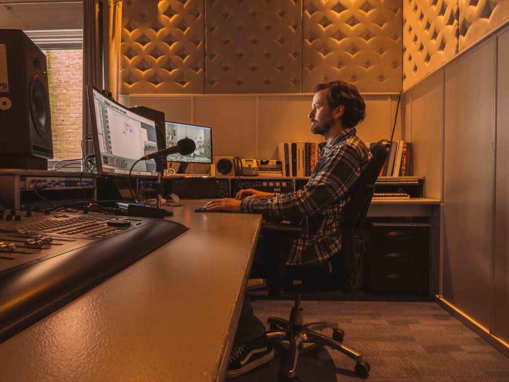 Studio podcast opnemen Amsterdam